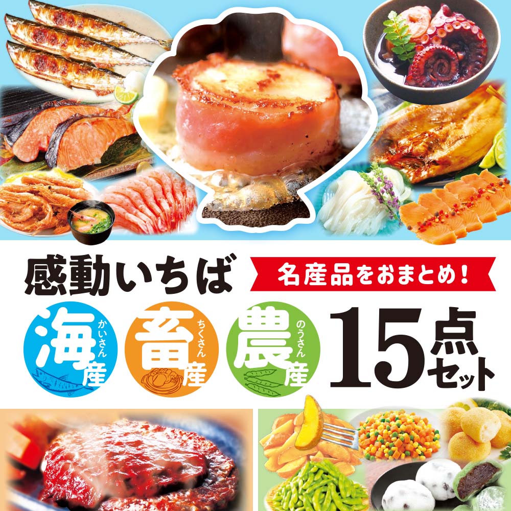 感動いちば 海・畜・農 15点セット