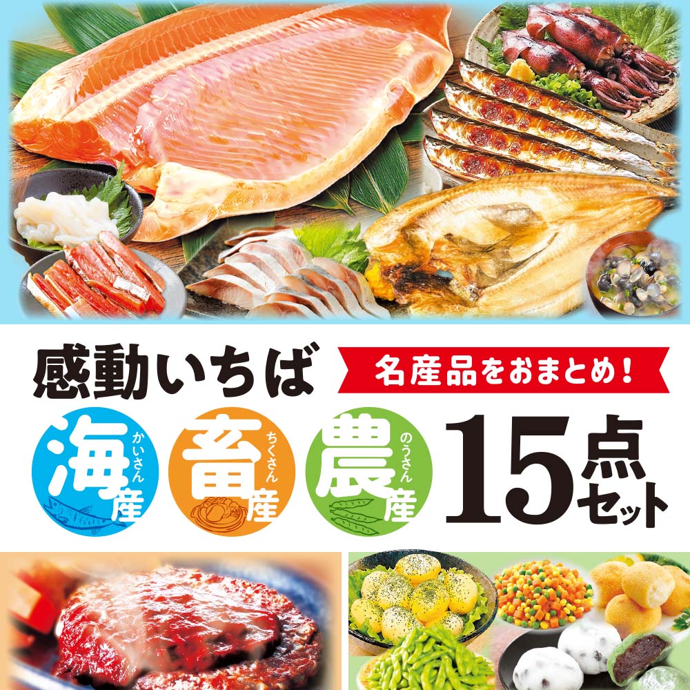 感動いちば 海・畜・農 15点セット