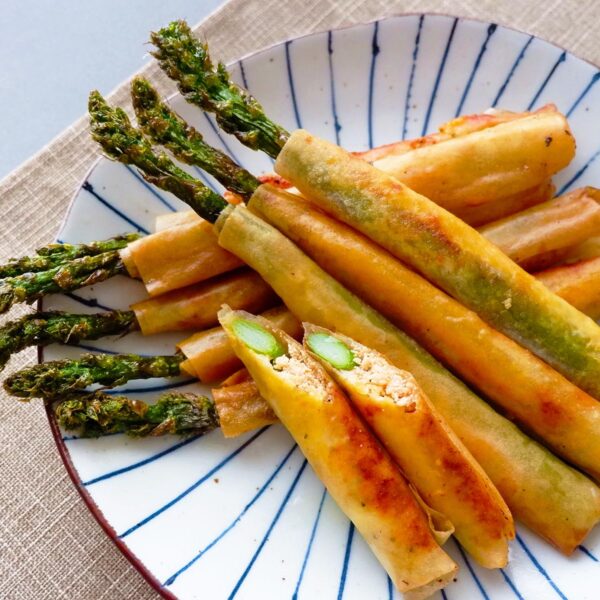 アスパラの明太チーズスティック