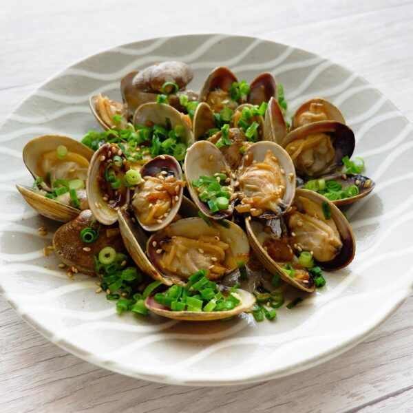 あさりの香りネギガーリック炒め