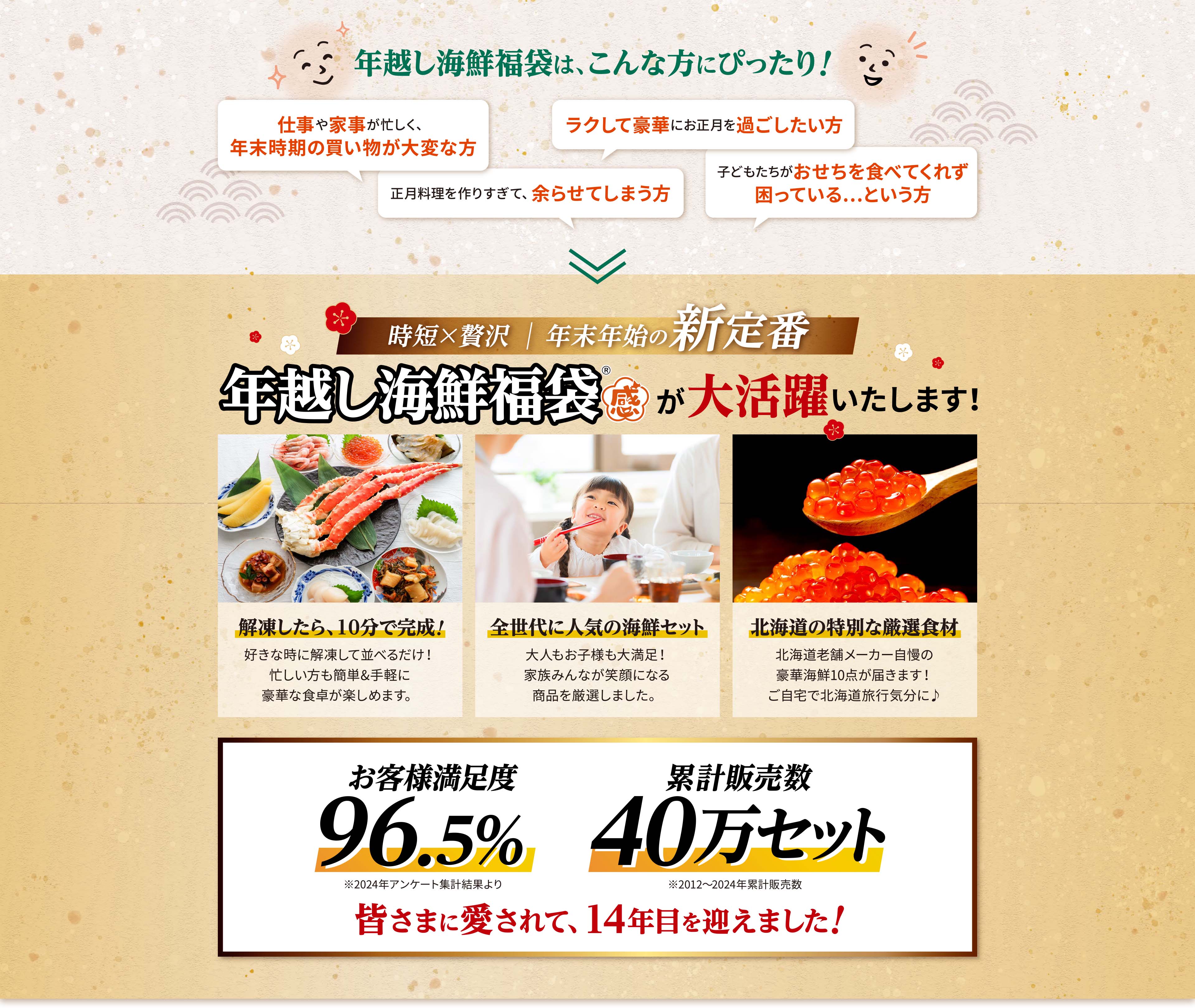 年越し準備、こんなお悩みはありませんか？