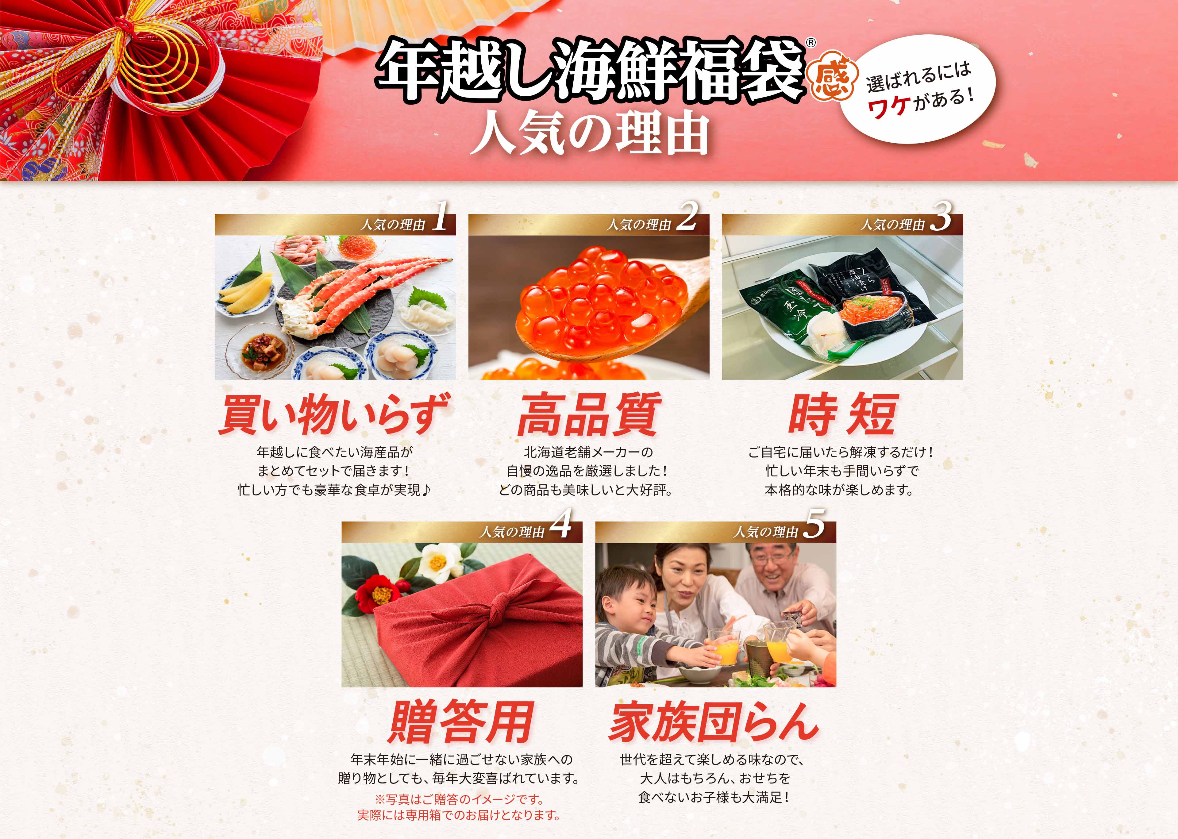 年越し海鮮福袋 人気の理由