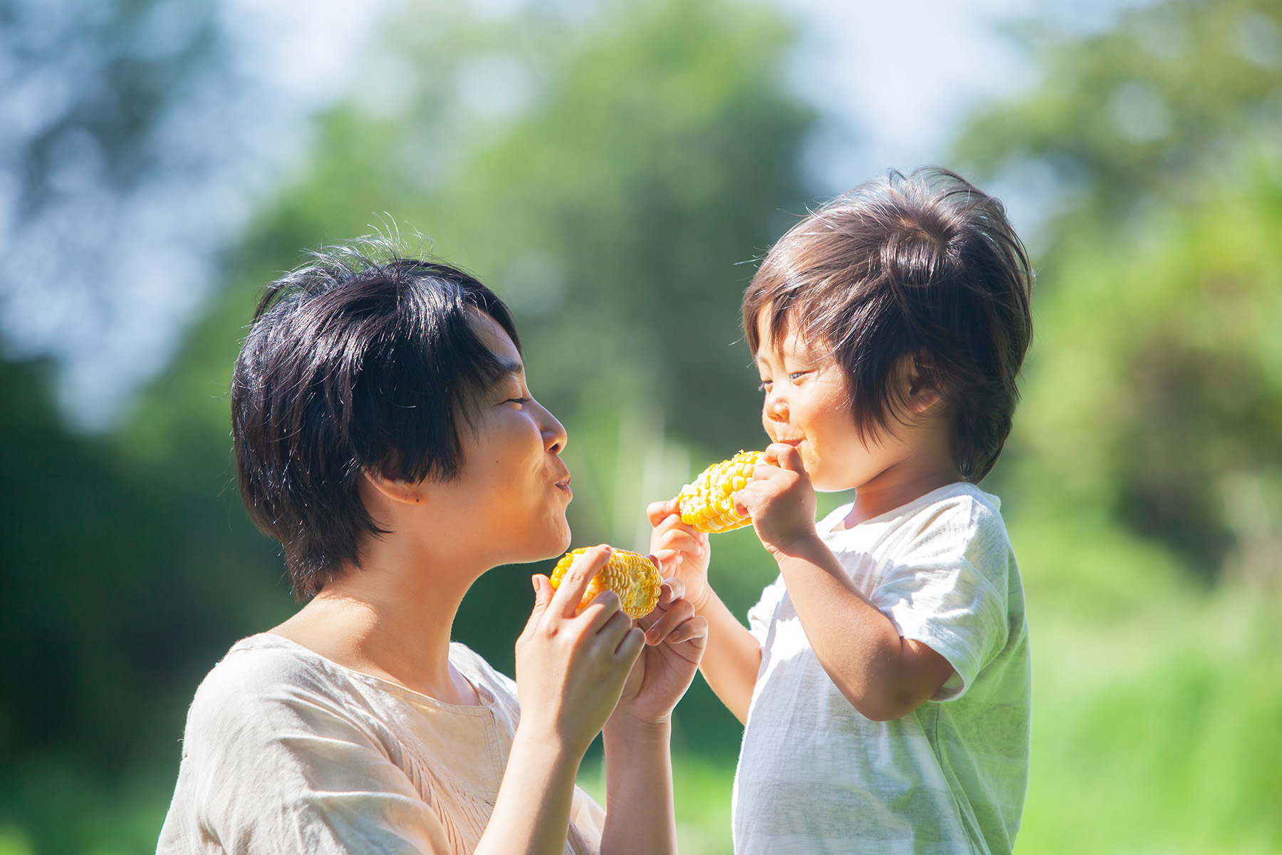 とにかく甘い！はじめは生で食べてみてください。