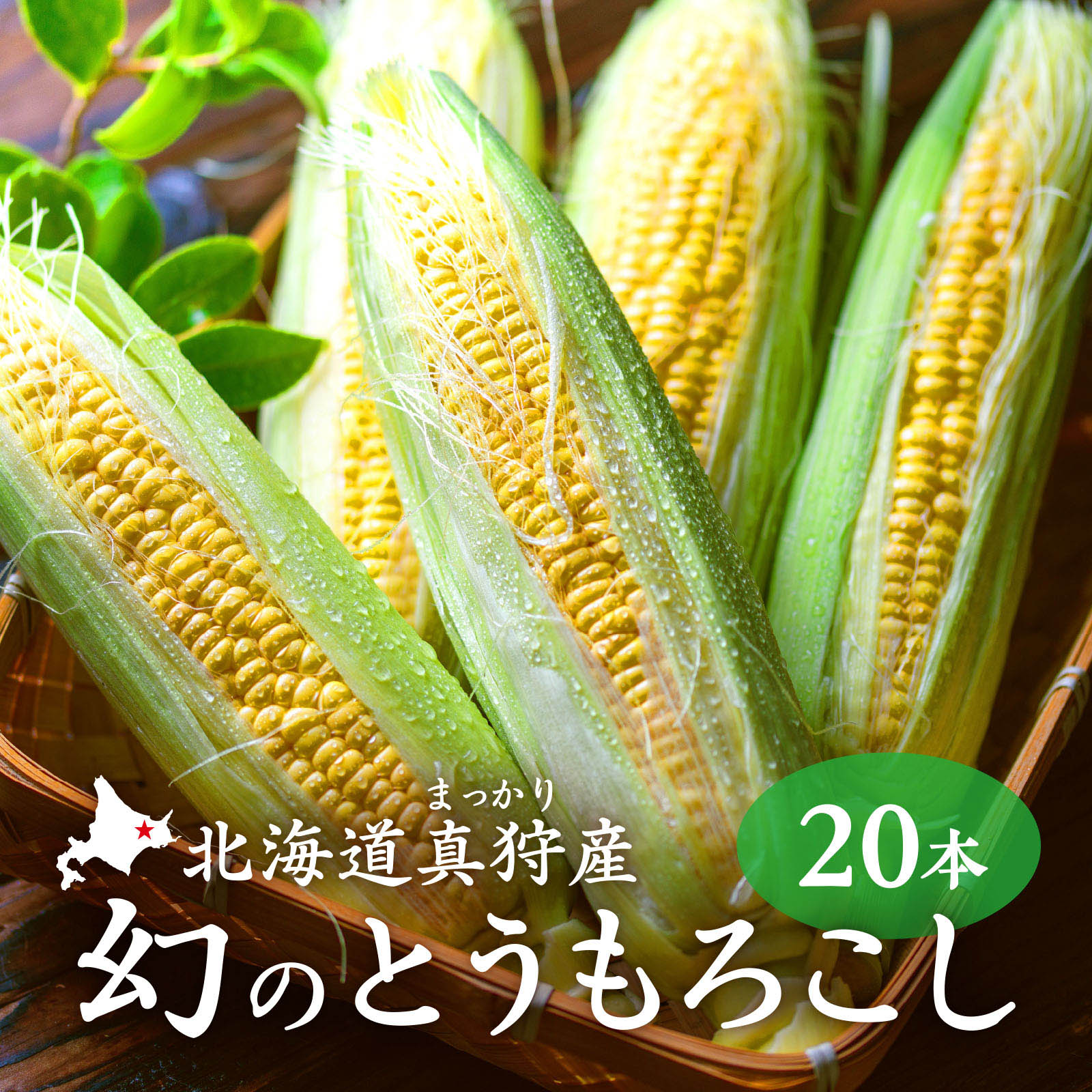 北海道真狩産 横川さんのとうもろこし「恵味」 20本