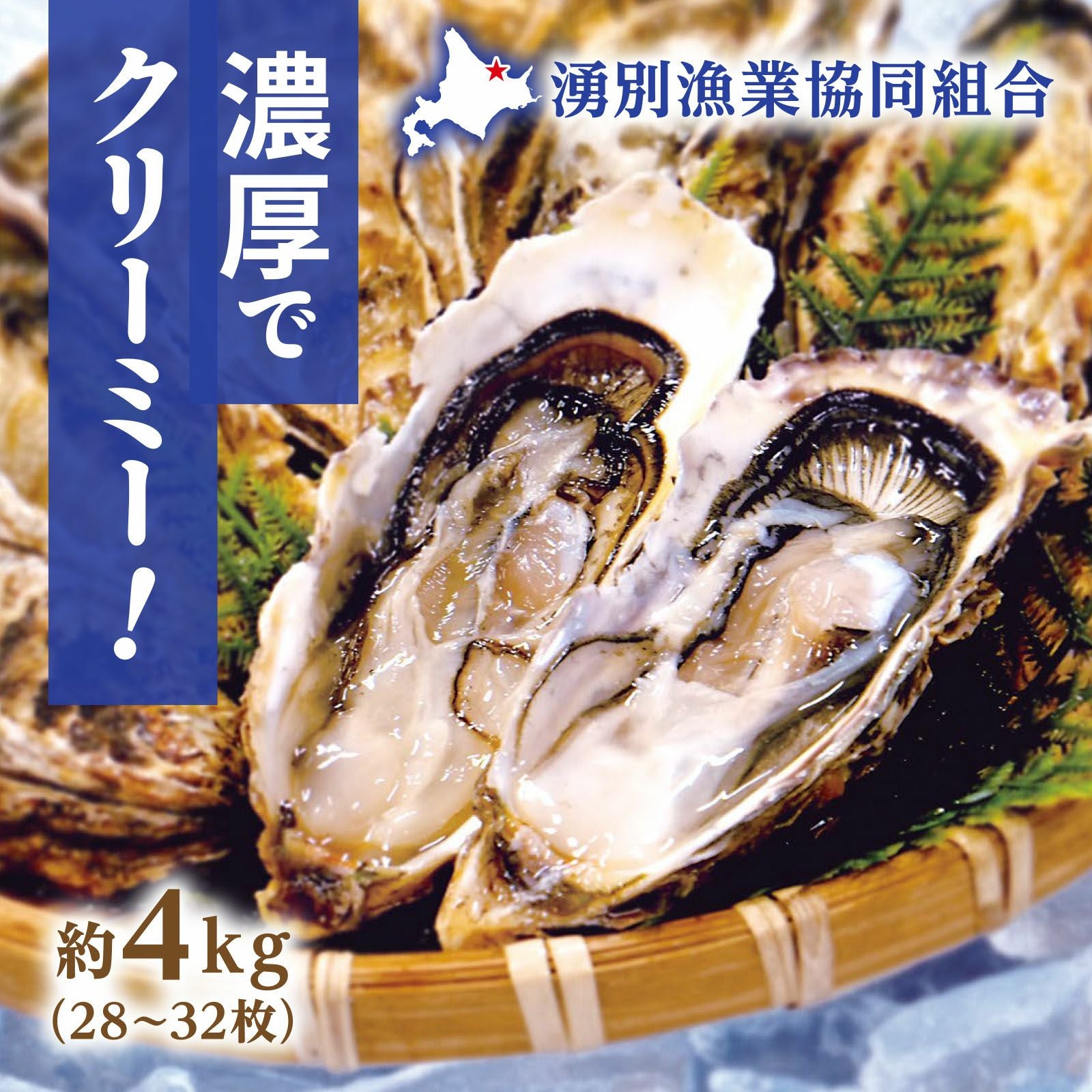産直】北海道湧別サロマ湖産龍宮かき 約4kg（28~32枚） | 感動いちば