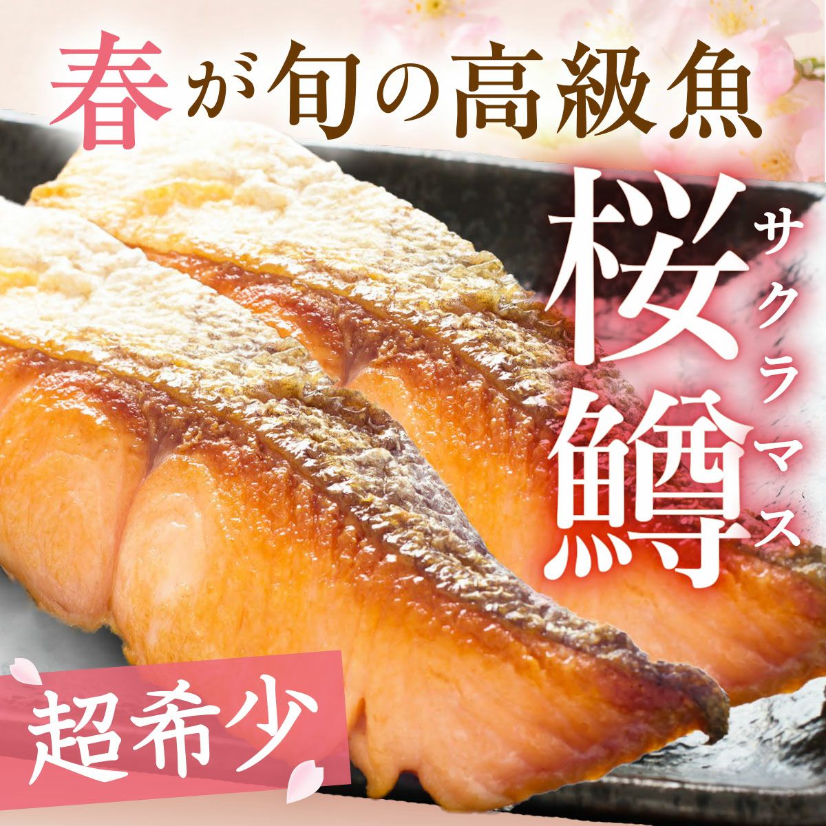 北海道産 天然サクラマス切身（無塩） 厚切り2切 | 感動いちば